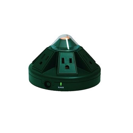 Electriduct POWRAMID Surge Protector - 5 Ft Cord (Green) PD-KP-5-GN